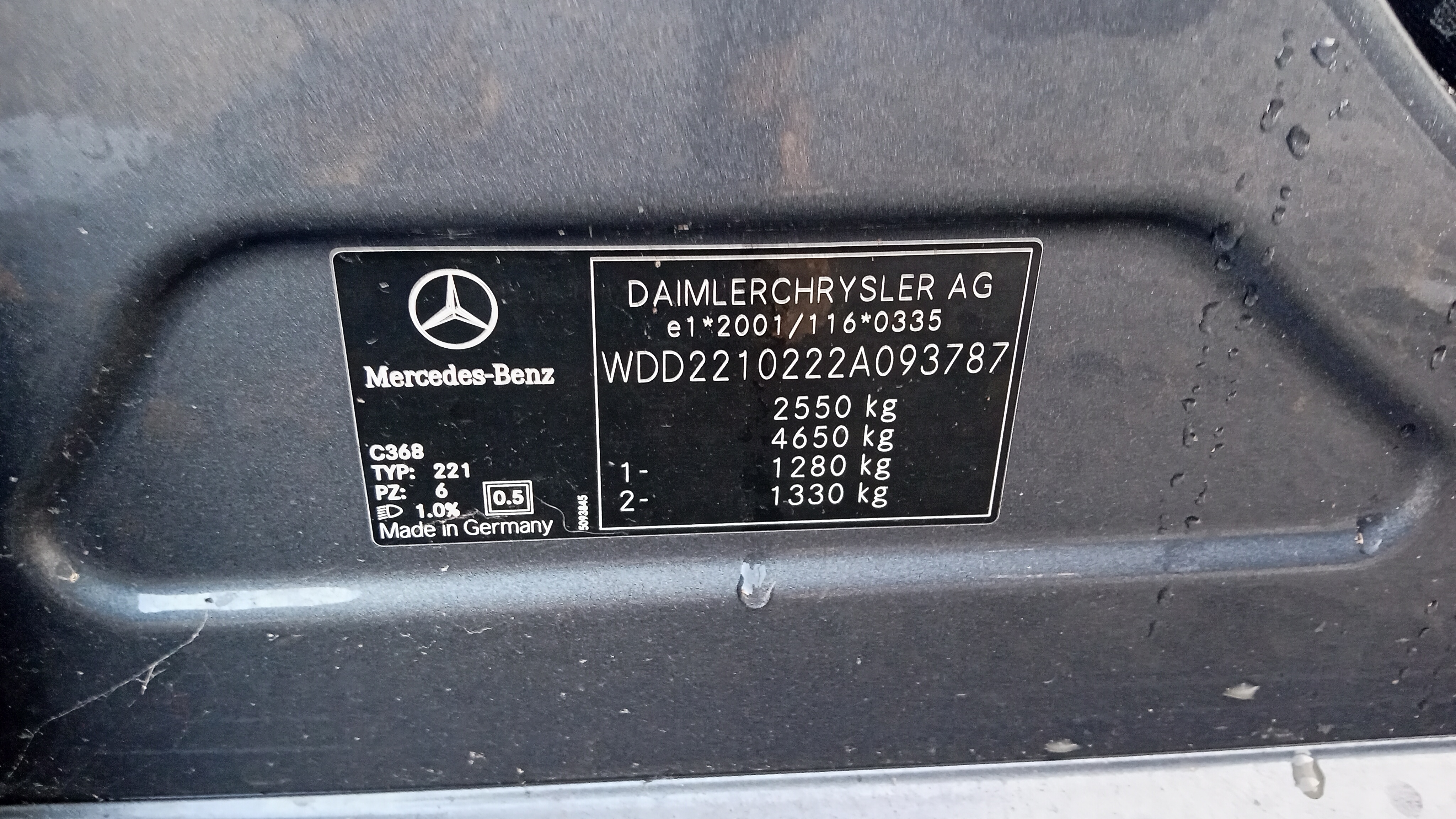 642.930 Двигатель дизельный MERCEDES BENZ S-CLASS (2005-2009) 2007 3.0 CDI