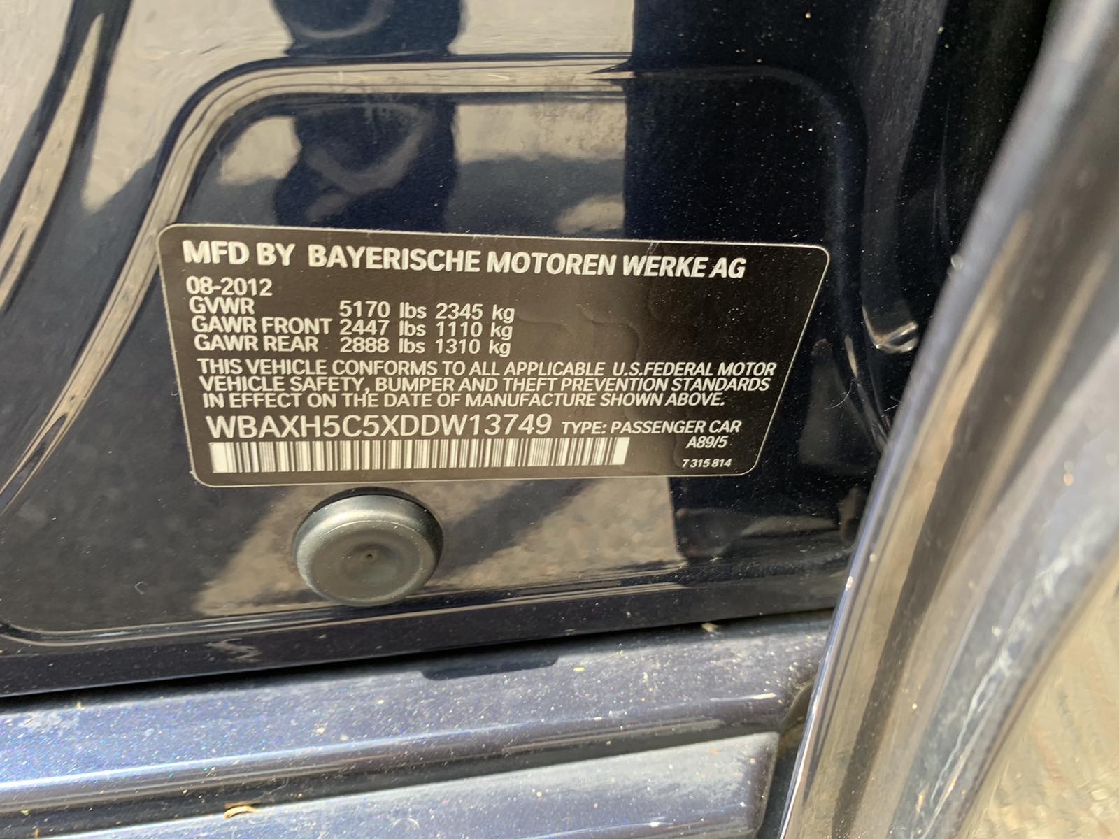 7618769 Радиатор интеркуллера BMW 5 (2011-2016) 2012 ,1711